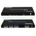 5В/1А постоянного тока Поддержка 3D с разрешением 1080p 2.0 в разъем HDMI коммутатор 3х1 HDMI для видео